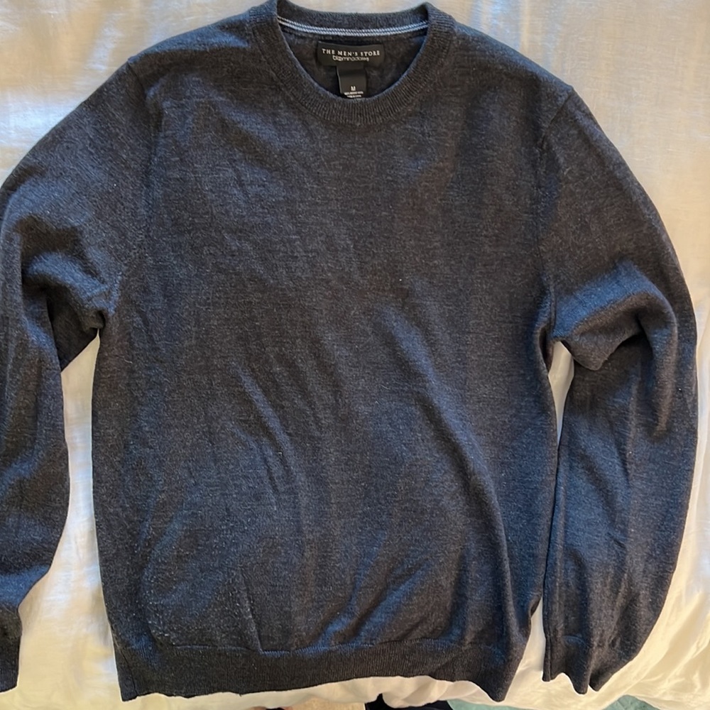 Gray Cashmere Sweater - image 3